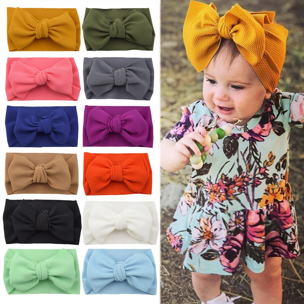 Big Bow Tie Headband for Baby Girls