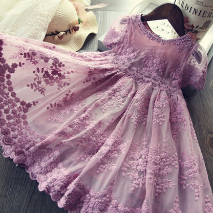 Elegant Flower Girls Dress