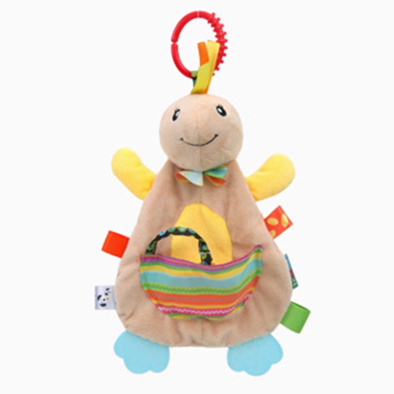 Baby toy with hanging rattles