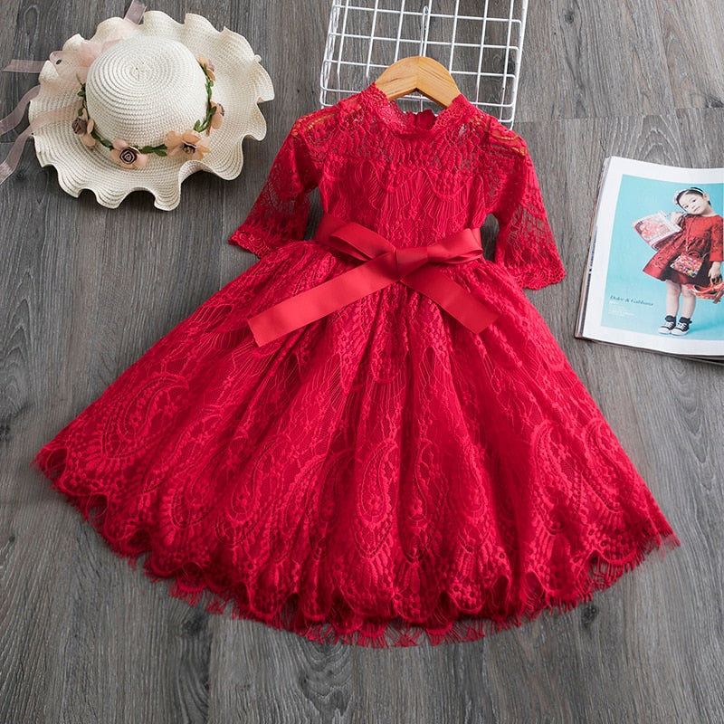 Elegant Flower Girls Dress