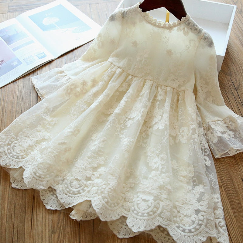 Elegant Flower Girls Dress