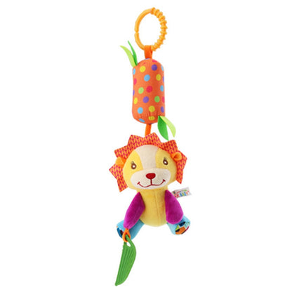 Baby toy with hanging rattles