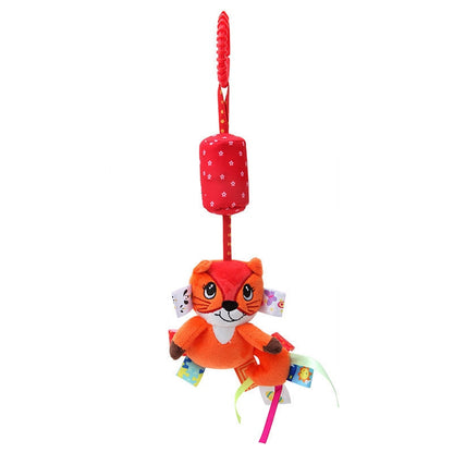 Baby toy with hanging rattles