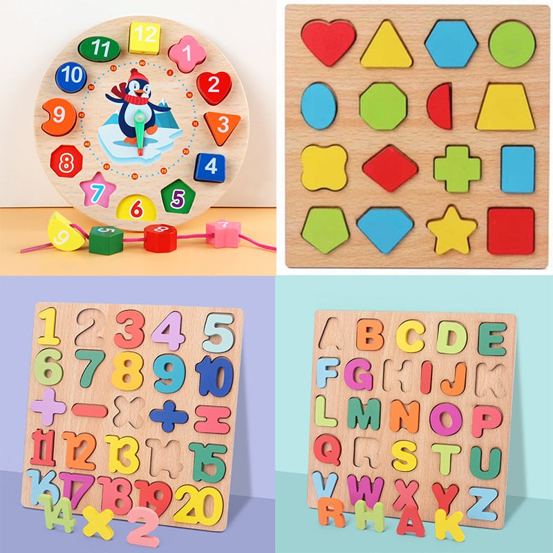 Montessori Educational Wooden Toys