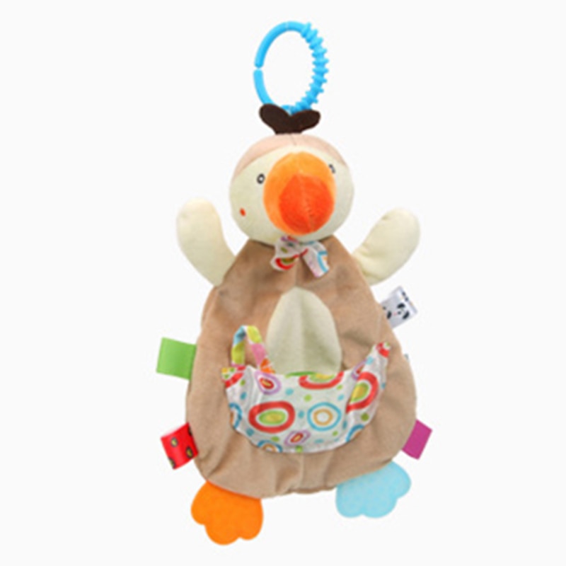 Baby toy with hanging rattles