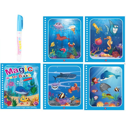 Toy Magic Water Book with Pen