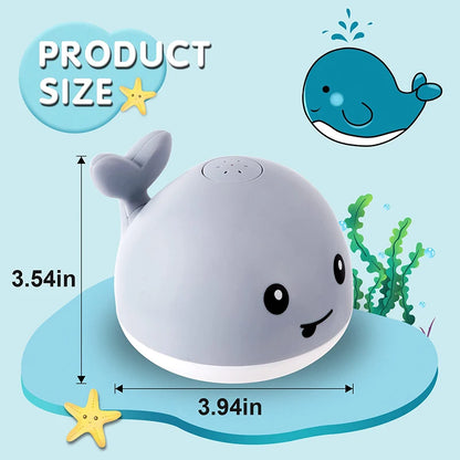 Rechargeable Whale Light Up Bathtub Toy