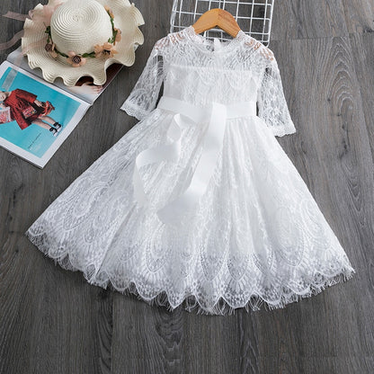 Elegant Flower Girls Dress