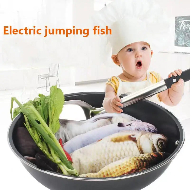 Electric Jumping Fish Toy Simulation for Sleeping