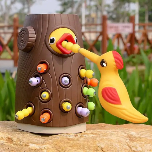 Woodpecker Catching Worms™  Montessori Toy