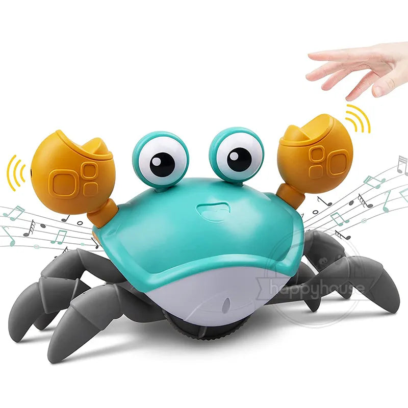 Crawling Crab Baby Toys with Music LED Light