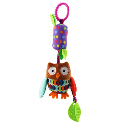 Baby toy with hanging rattles