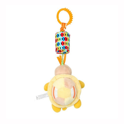 Baby toy with hanging rattles
