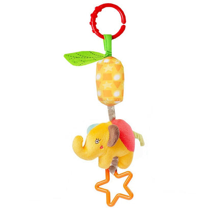 Baby toy with hanging rattles