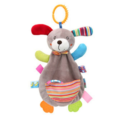 Baby toy with hanging rattles