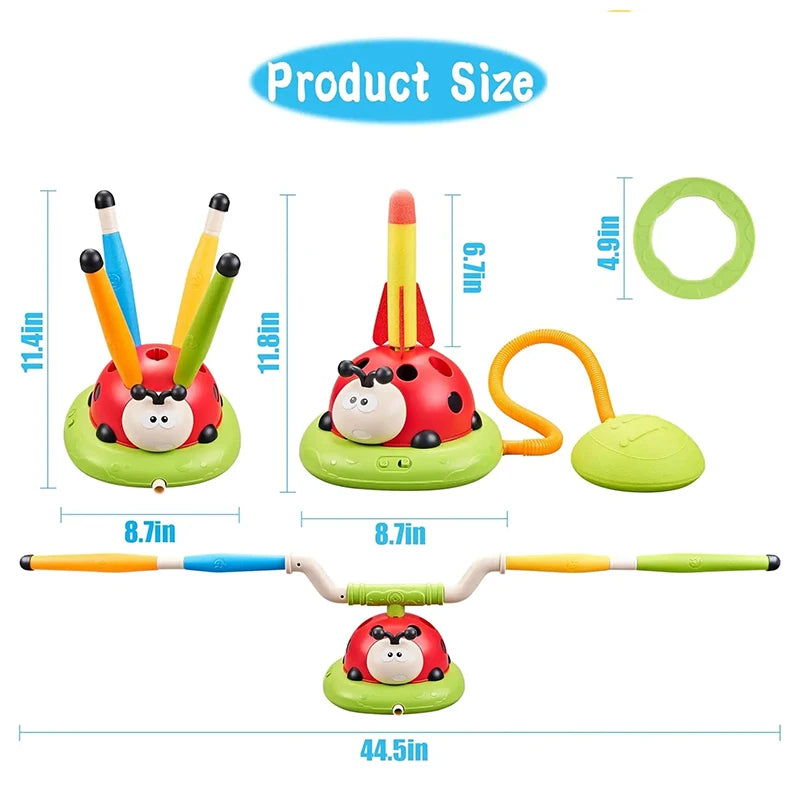 MILLABUG™ 3 in 1 Ladybug Entertainment Multifunction Toy