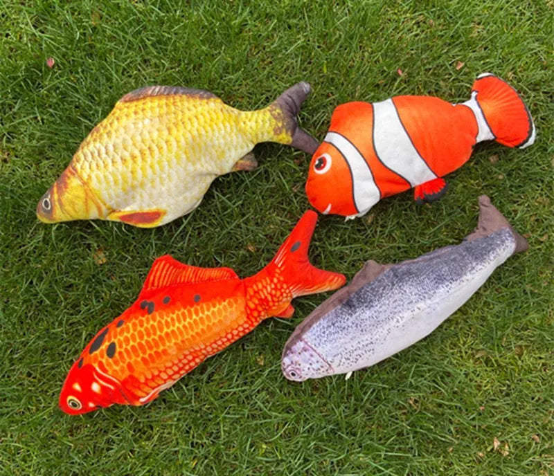 Electric Jumping Fish Toy Simulation for Sleeping