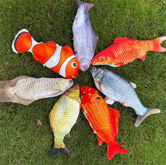 Electric Jumping Fish Toy Simulation for Sleeping