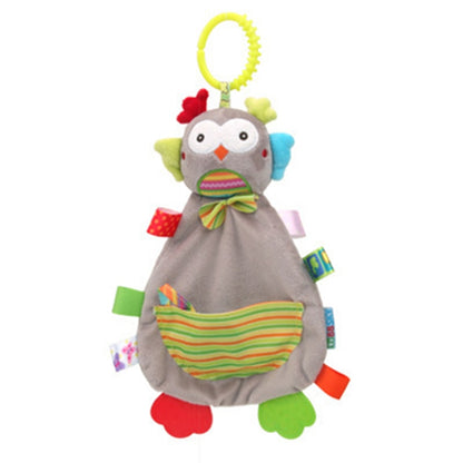 Baby toy with hanging rattles