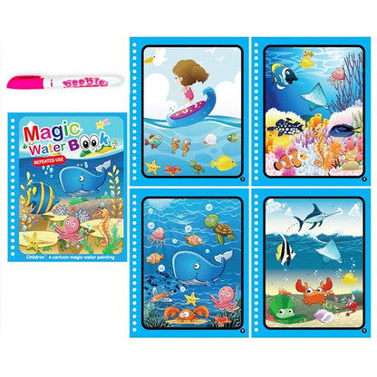 Toy Magic Water Book with Pen