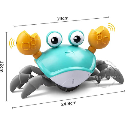 Crawling Crab Baby Toys with Music LED Light