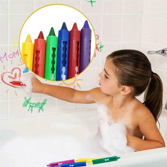 Washable Crayon Kids Bath Time