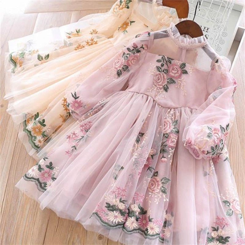 Elegant Flower Girls Dress